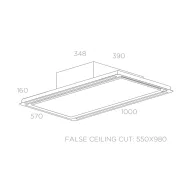 ELICA - Páraelszívó HILIGHT GLASS H30 WH/A/100