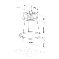   SIRIUS - Páraelszívó SLT-973 HALO BRUSHLESS WI-FI Matt Fekete