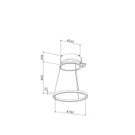   SIRIUS - Páraelszívó SLT-973 HALO EM H200 TW WI-FI Matt Fehér motor nélkül