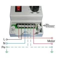 MSC 105 ventilátor fordulatszám szabályzó, max. 5A