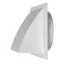 EUROPLAST ND12FV Ereszelem visszacsapó szeleppel - 125mm, fehér