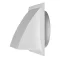 EUROPLAST ND15FV Ereszelem visszacsapó szeleppel - 150mm, fehér