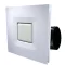 VENTS RV HBF 250 SQUARE LIGHT TRI-COLOR - Beépített világítással rendelkező négyzet alakú előlap HBF 250 ventilátorhoz
