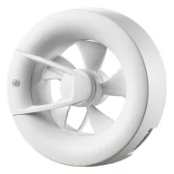   Blauberg Supreme O2 Intelligens halk fürdőszobai ventilátor 125/100mm csonkkal, fehér színben