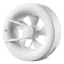 Blauberg Supreme O2 Intelligens halk fürdőszobai ventilátor 125/100mm csonkkal, fehér színben