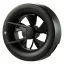 Blauberg Supreme O2 Intelligens halk fürdőszobai ventilátor 125/100mm csonkkal, fekete színben