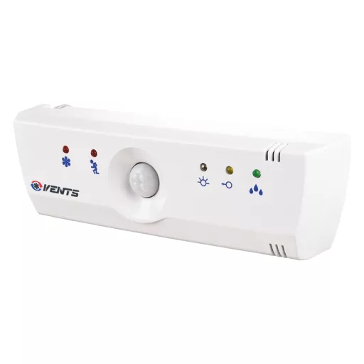 Vents BU-1-60 THRF kisventilátor szabályozó egység pára, mozgás, fény vagy időalapú szabályozás kialakításához