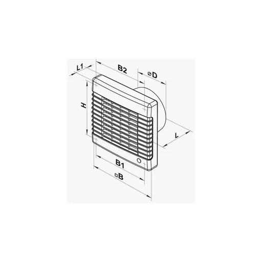 VENTS 100 MA 12V-os zsalus ventilátor