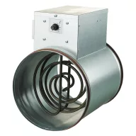   Vents NK-U elektromos előfűtő kalorifer - 315mm csonkkal, 9000W fűtőteljesítménnyel, 400V 3F