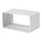 Lapos légcsatorna toldó 60x204mm