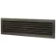 MV 450 R műanyag ajtórács állítható zsaluval, barna - 462x124mm