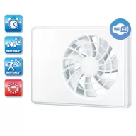   Vents 100 IFAN WI-FI intelligens fürdőszobai ventilátor, 100/125mm csonkkal