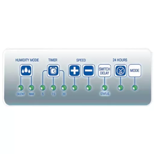 Vents 100 IFAN WI-FI intelligens fürdőszobai ventilátor, 100/125mm csonkkal