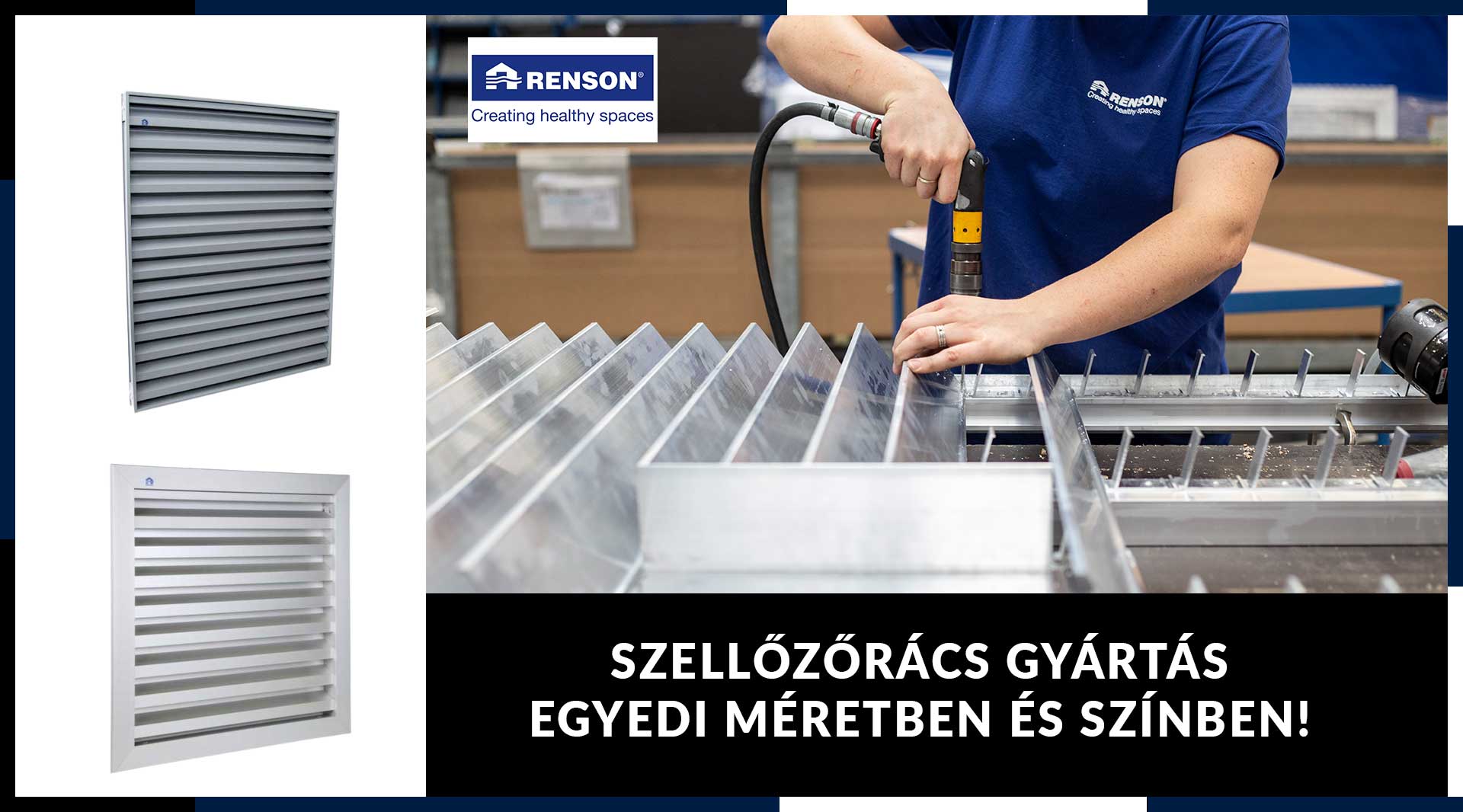 Szellőzőrács gyártás egyedi igényekre szabva