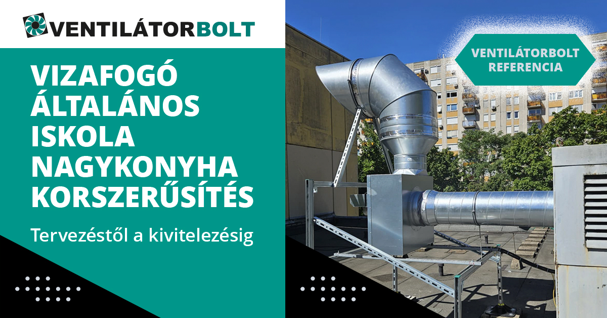 Referencia: Nagykonyha kivitelezés Vizafogó Általános Iskola