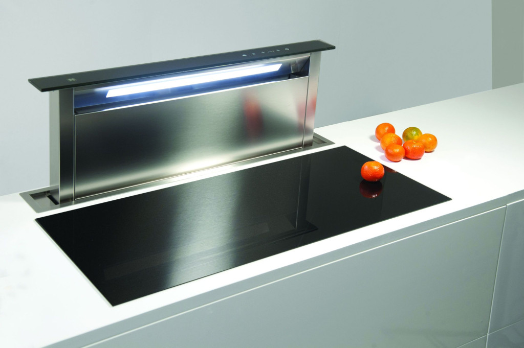 SIRIUS - Páraelszívó S-DD2 TC/L EM 118 Fekete üveg/inox motor nélkül