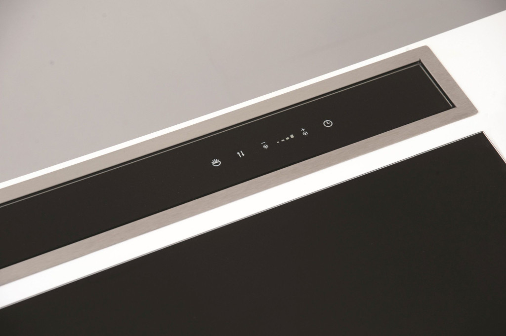 SIRIUS - Páraelszívó S-DD2 TC/L EM 86 fekete üveg/inox motor nélkül