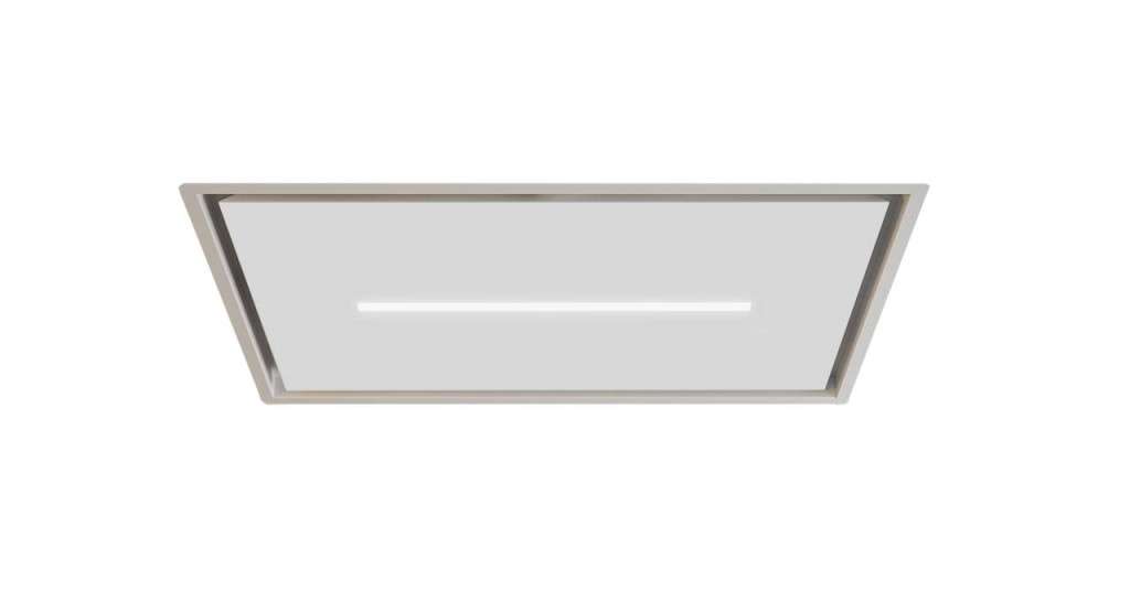 SIRIUS - Páraelszívó SLT-971 EM 90 cm H 160 TW Fehér üveg motor nélkül + ajándék CATA mikro MW-5120 DG