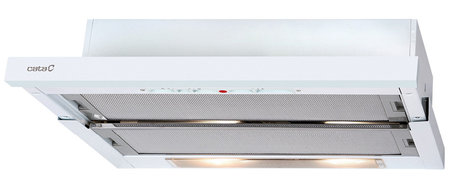 CATA - Páraelszívó TF-5260 WH/L fehér (2 motoros) + FA125/3 bekötő szett