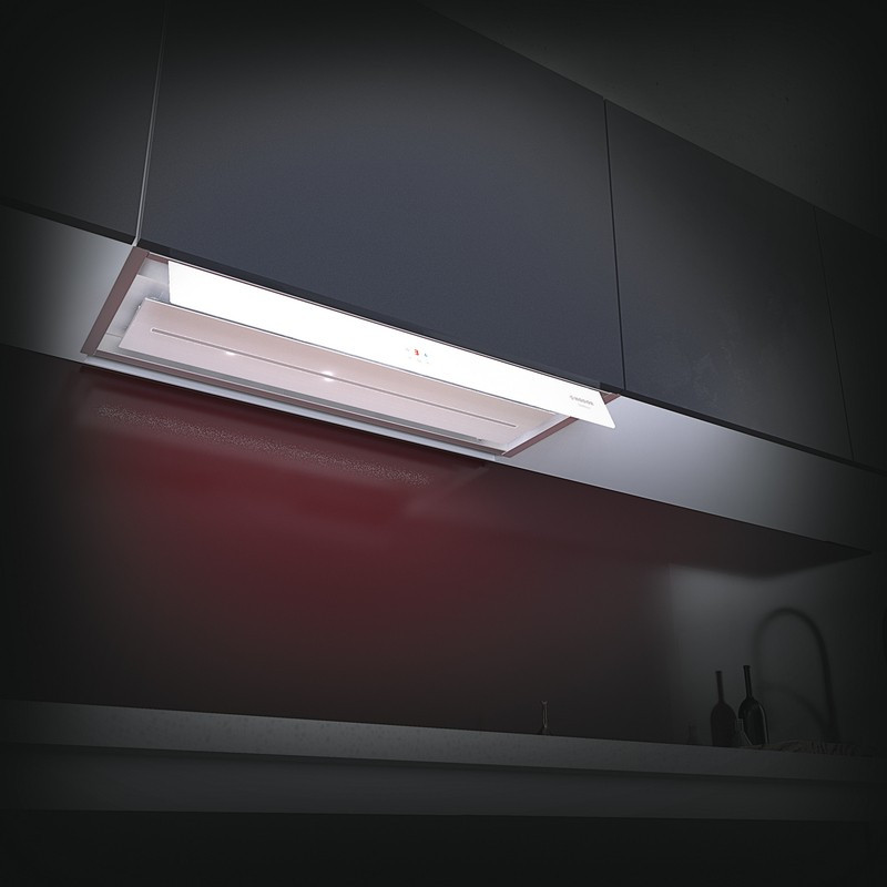 NODOR - Páraelszívó NorBreeze GREGAL 90 WH NMOTION Hob to Hood
