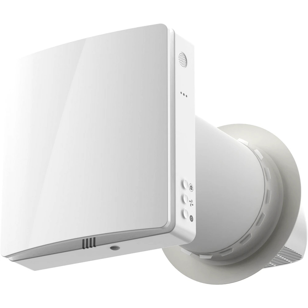 HOLTOP/AIRWOODS AV-TTW5-W egyhelyiséges hővisszanyerős szellőztető automata zsaluval, WiFi csatlakozással, páraérzékelő szenzorral, pollenszűrővel