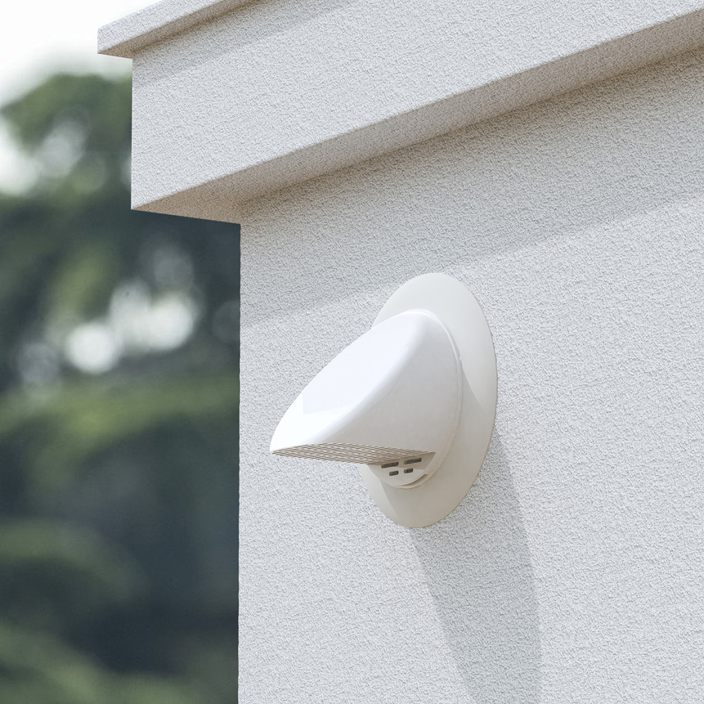 HOLTOP/AIRWOODS AV-TTW5-W egyhelyiséges hővisszanyerős szellőztető (2 db) automata zsaluval, WiFi csatlakozással, páraérzékelő szenzorral, pollenszűrővel