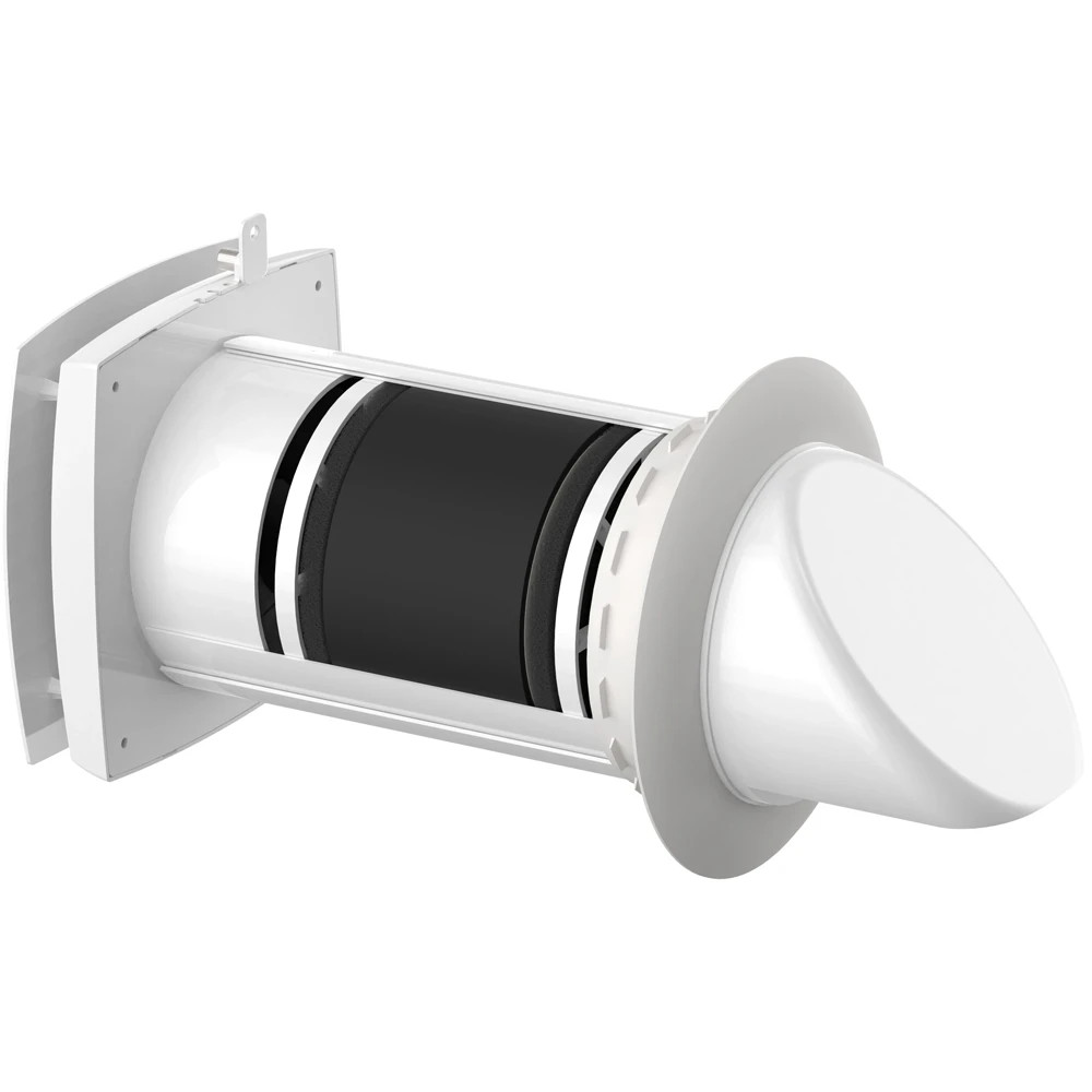 HOLTOP/AIRWOODS AV-TTW6-W egyhelyiséges hővisszanyerős szellőztető (2 db) automata zsaluval, WiFi csatlakozással