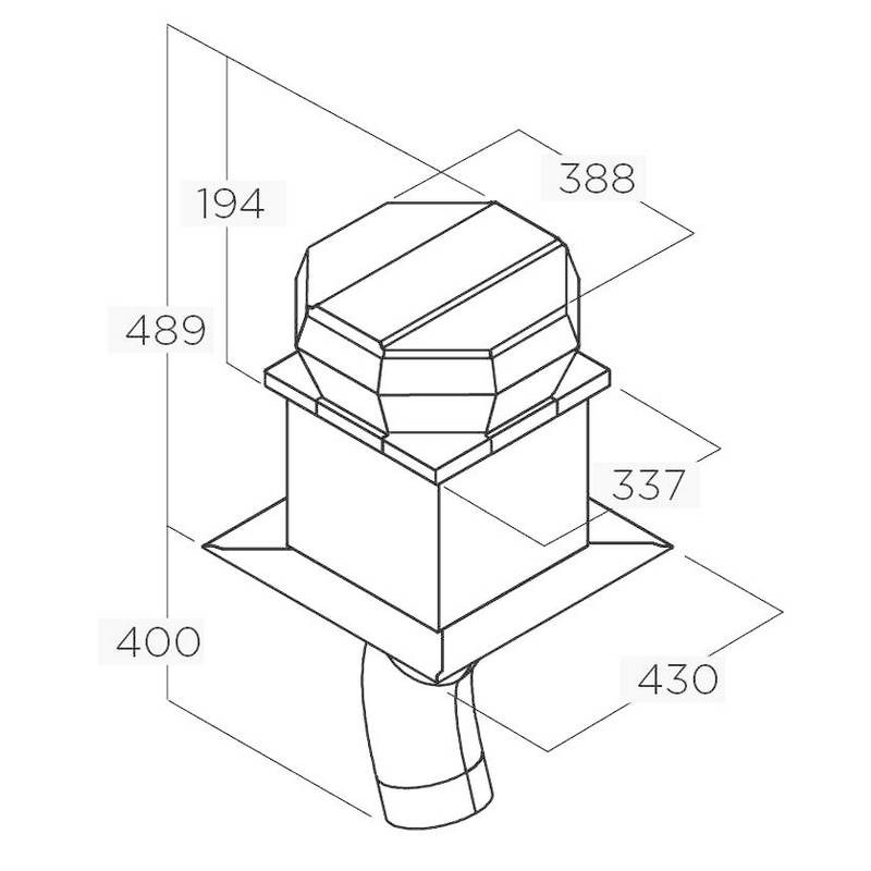 ELICA - Páraelszívó külső motor GME KIT0147881 (tetőre)