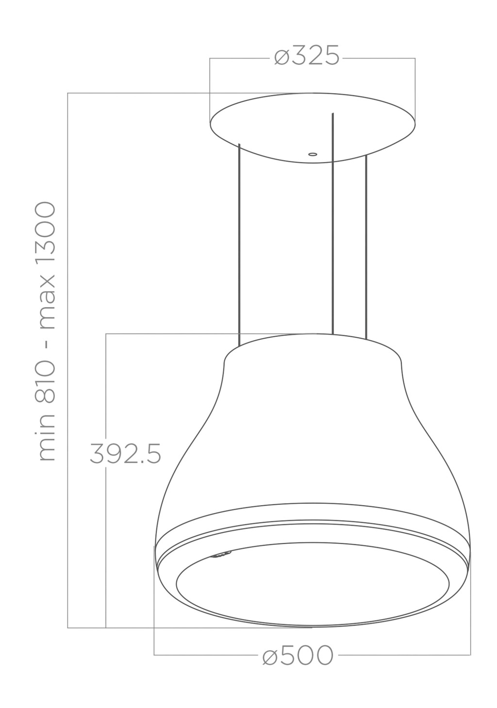 ELICA - Páraelszívó SHINING PELTROX/F/50