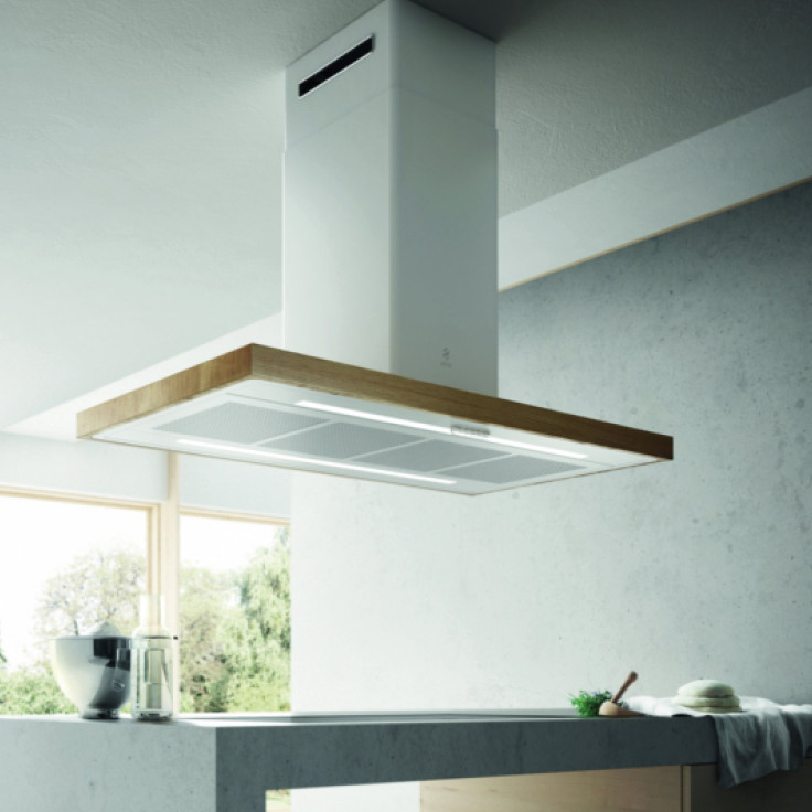 ELICA - Páraelszívó BIO ISLAND WH/A/120 ROVERE alu zsírfilter