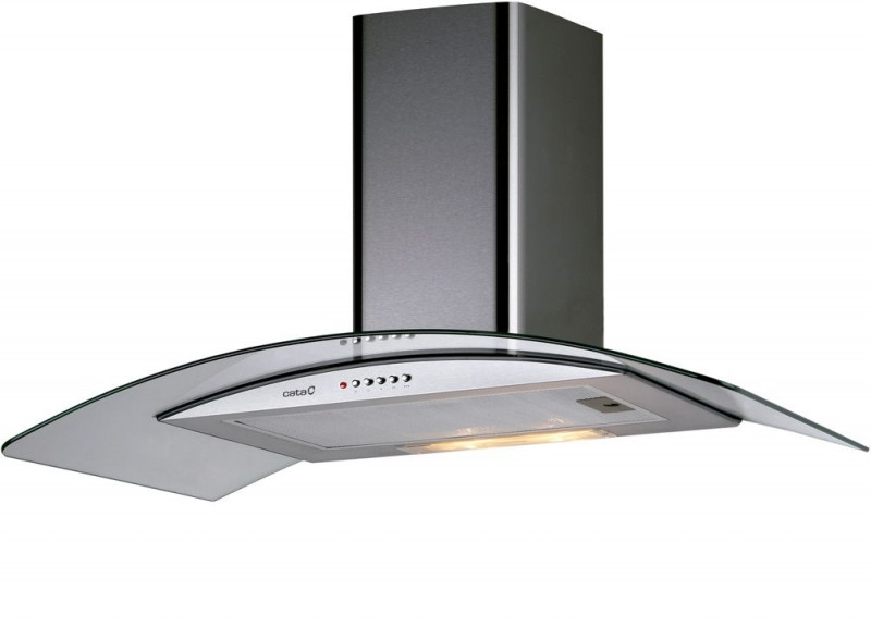 CATA - Páraelszívó C-GLASS 900 LED inox