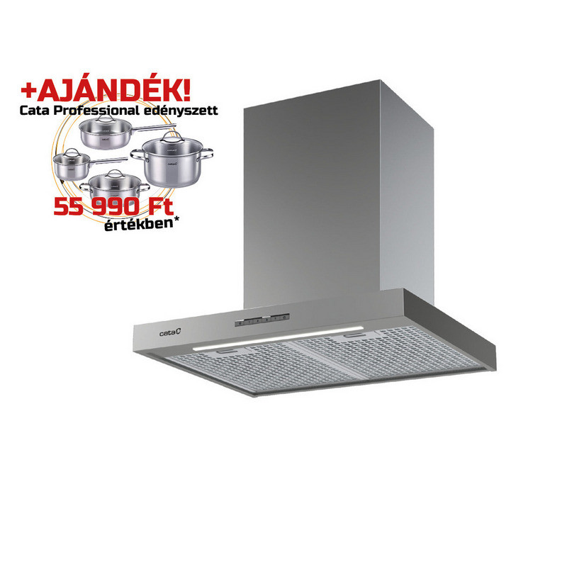 CATA - Páraelszívó SYGMA 6010 X + CATA PROFESSIONAL edényszett - A készlet erejéig rendelhető!