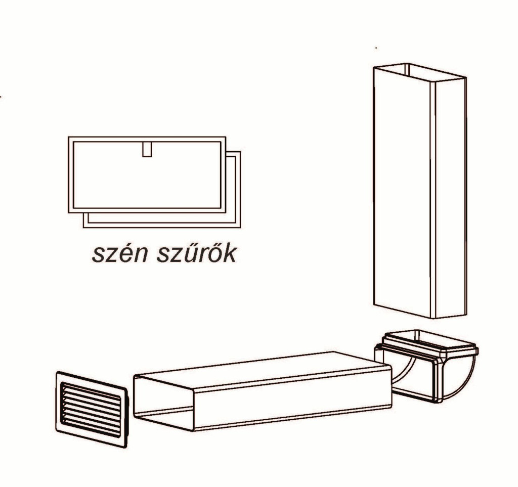 SIRIUS - Páraelszívó  aktívszén szűrőkészlet, S-DDH5